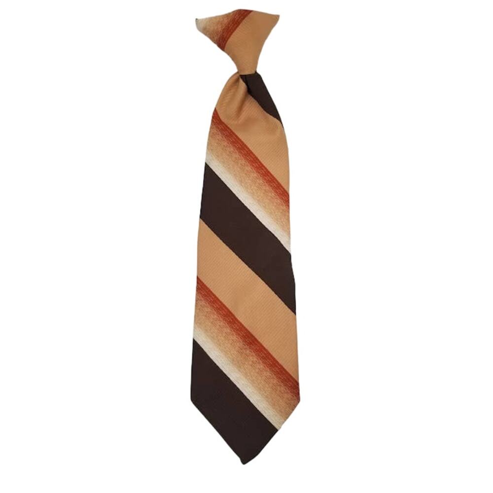 Vintage Monsieur Crevatieur Metal Clip On Neck Tie Pre Tied Easy Wearing No Fuss